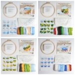 2D Needle Felting Picture Kit Seasonal Scenery Mother's Day Gift with Everything to Make, Easy for Beginner, Mother's Day Gift - 20cm 8 Inch - Image 6