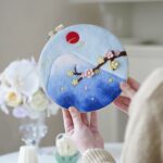 Winter Needle Felting Picture Kit DIY Craft Gift with Everything to Make, Easy for Beginner, Mother's Day Gift - 20cm 8 Inch - Image 2