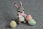 Easter Rabbit and Eggs Needle Felting Kits Wrap Box Gift for Easter Day - Including Everything Full Craft Kits to Make it - Image 2