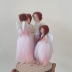 Fairy Family Needle Felting Kits Gift for Mom, Dad and Kids - Mother's Day Present- Friendly for Beginner