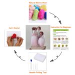 Fairy Family Needle Felting Kits Gift for Mom, Dad and Kids - Mother's Day Present- Friendly for Beginner - Image 2