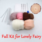 Fairy Family Needle Felting Kits Gift for Mom, Dad and Kids - Mother's Day Present- Friendly for Beginner - Image 6