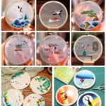 Flower Embroidery Kit - I Love Nature - 4 Animal Embroidery Pattern - Embroidery Starter Kit Include Everything to Make - Image 9