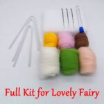 Fairy Mom and Kid Needle Felting Kits for Beginners, Video Instruction - Gift for Mom, Friends - Friendly for Beginner - Height 6inch - Image 4