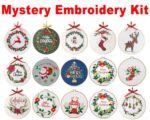 15 Patterns for Christmas Embroidery Kit - Custom Your Own Kit - Easy for Beginners with English Instruction, Full Kit Crafts