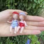 Pre-made Needle Felted Body 6" and 2.8" for Needle Felting Kits to Make Fairies, Mummies, Gnomes, Aliens - Felt Body Frames - Image 6