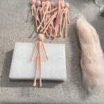 Pre-made Needle Felted Body 6" and 2.8" for Needle Felting Kits to Make Fairies, Mummies, Gnomes, Aliens - Felt Body Frames - Image 4