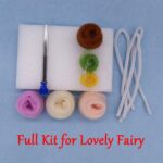 Pre-made Needle Felted Body 6" and 2.8" for Needle Felting Kits to Make Fairies, Mummies, Gnomes, Aliens - Felt Body Frames - Image 8