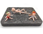 Pre-made 3 Size Felt Skeleton Tiny Felt Body Frames to Make Fairies, Mummies, Gnomes, Aliens for Needle Felting Kits Mother's Day Present