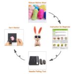 Rabbit Needle Felting Kit for Beginners, DIY Craft - Image 2