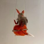 Swing Fox Elf Needle Felting Kit for Beginners, Video and Paper Instruction, Fairy Needle Felting Supplies Gift for Mom - Image 5