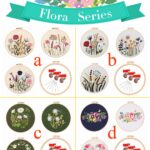 Flower and Vase Embroidery Kit for Beginner - Hoop Art Including Everything to Make, Female Gift - Image 9