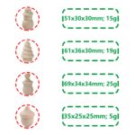 10 Pack Dolls Wooden Peg Figures Wood Craft Kit - Image 3