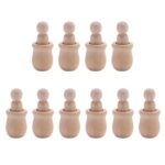 10 Pack Dolls Wooden Peg Figures Wood Craft Kit