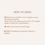 Passionate lover Long Almond Press On Nails, Cute Valentine Fake/False Nails, Holiday Birthday Event Nails Art - Image 9