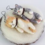 Ginger Needle Felting Kits for Beginners Mother's Day Gift, Include Everything to Make Craft Kit Height 4 inch