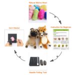 Puppy Needle Felting Kits for Mother's Day Gift, Include Everything to Make Craft Kit Height 4 inch - Image 4