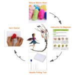 Fairy Needle Felting Kit - Iron Tree in Blossom - Gift for Mother's Day Easy for Beginners - Image 5