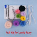 Fairy Needle Felting Kit - Iron Tree in Blossom - Gift for Mother's Day Easy for Beginners - Image 6