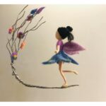 Fairy Needle Felting Kit - Iron Tree in Blossom - Gift for Mother's Day Easy for Beginners - Image 4