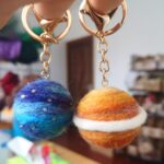 2 Pack Planets Needle Felting Kit for Beginners 2inch Diameter Video Instruction