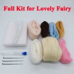 Blue and Red Mushroom Fairy Needle Felting Kits Gift for Mom Easy for Beginners - Image 9