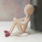 Needle Felted Fairy Ornament, 8 inch, Baby Mobile Decor - Image 8