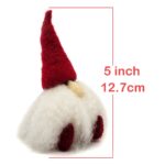 Little Bearded Woodland Gnome Needle Felted Gnome Made to Order Handmade Craft for Christmas - Image 10