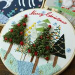 Christmas Tree Embroidery Kit for Beginners Christmas Pattern Personalized Gifts 8 inch Hoop Art Craft Kits for Mom, Kids - Image 3