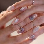 Christmas Wreath Medium Coffin Press On Nail, Festive Christmas Holiday Design, Custom Luxury Nail Art, Handmade False Nail, Gel Nail Art - Image 7