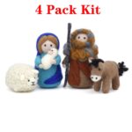 Nativity Needle Felting Kit – Beginner Christmas Craft, Includes Merino Wool - Image 3