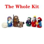 Nativity Needle Felting Kit – Beginner Christmas Craft, Includes Merino Wool - Image 4