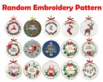 Embroidery Starter Kit: Random Patterns, English Instructions (No Hoop) - Image 2