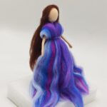 Needle Felted Fairy Ornament, 8 inch, Baby Mobile Decor - Image 3