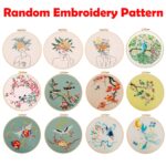 Embroidery Starter Kit: Random Patterns, English Instructions (No Hoop)