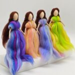 Needle Felted Fairy Ornament, 8 inch, Baby Mobile Decor - Image 9