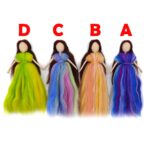 Fairy Queen Needle Felting Kit, 8 inch, DIY Mobile Decor - Image 2