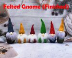 Little Bearded Woodland Gnome Needle Felted Gnome Made to Order Handmade Craft for Christmas