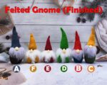Little Bearded Woodland Gnome Needle Felted Gnome Made to Order Handmade Craft for Christmas - Image 2