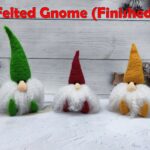 Little Gnome 100% Wool Handmade Craft for Christmas 5 INCH