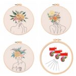 Beauty Embroidery Kit for Beginners - Include Everything to Make It - 8 inch Diameter - Image 10
