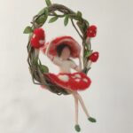 Fairy Needle Felting Kit on Rattan, DIY Craft for Beginners - Image 5