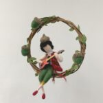 Fairy Needle Felting Kit on Rattan, DIY Craft for Beginners - Image 2