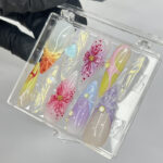 Fairy Dream Flower Garden Long Almond Press On Nails, 3D Gel Fairycore Fake Nails, Dreamy Nails for Birthday Vacation Holiday - Image 2