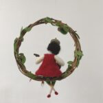 Fairy Needle Felting Kit on Rattan, DIY Craft for Beginners - Image 3