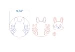 Baby name sign SVG Bundle. Laser cut file for Glowforge. Cute animals - Image 7