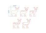 Forest animals SVG Bundle. Laser cut file for Glowforge. Nature, Mountains - Image 6