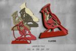 Animals SVG Bundle. Laser cut file for Glowforge. Nature, Forest, Birds - Image 4