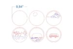 Trailer SVG. Laser cut file for Glowforge. Camping, motorhome, nature - Image 3