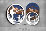 Fishing SVG Bundle. Laser cut file for Glowforge. Fisherman, fish, nature - Image 3